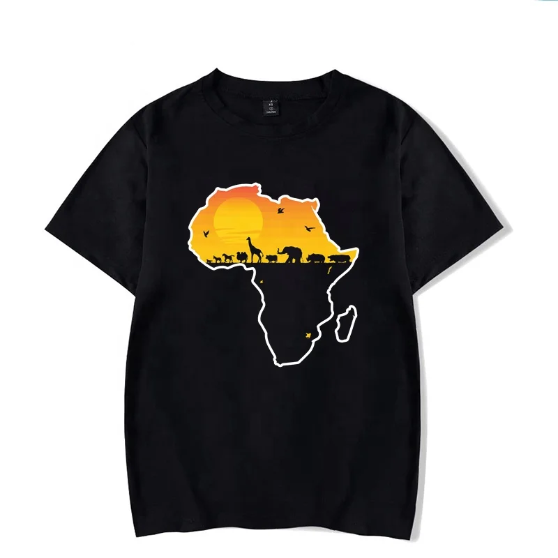 

Women T-Shirts Summer Shirt Funny Casual Men Tee Tops Tshirts Clothing Africa Shirt Black Dna Pride Melanin Continent Tsh, Picture
