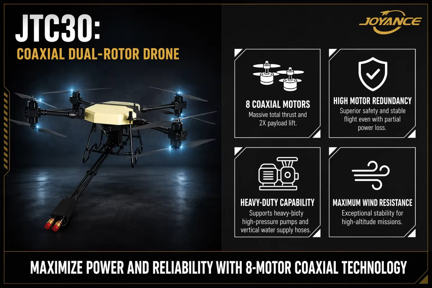 High Pressure Cleaning Drone UAV Targeted Spray Control High Rise Window Professional Maintenance Tool for Factory Exterior Care