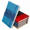 Classic a5 size mixed color notebook with PU cover elastic belt of multi-colors for promotion