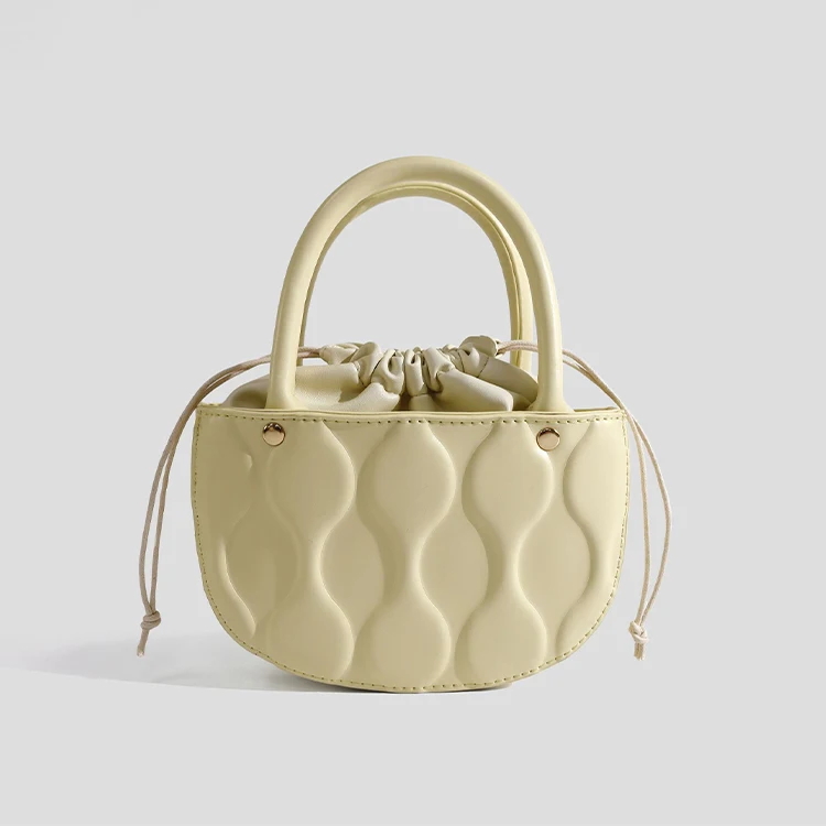 

EM662 Trendy cute Luxury drawstring Half Moon women Shoulder party ladies tote bag handbag