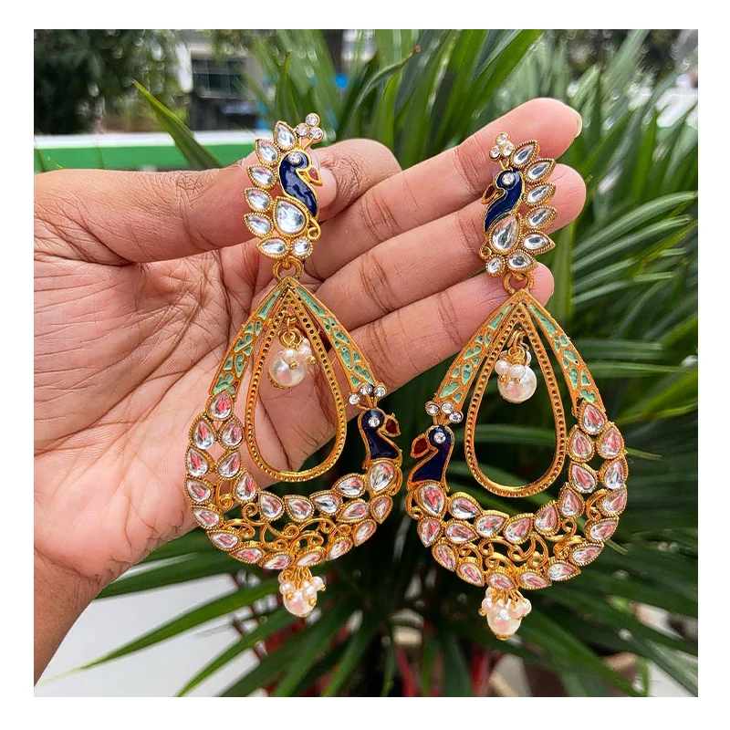 

52 Design Wholesale Fashion Factory Jewelry Metal Resin Crystal Drop Earrings Women Big Dangle Earrings Jewelry, Customized color