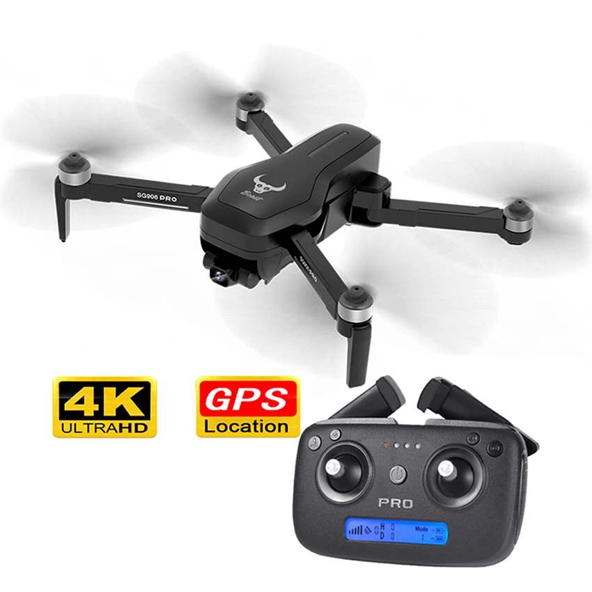 

SG906 PRO GPS Drone with 4K HD Adjustment Dual Camera Wide Angle 5G WIFI FPV RC Quadcopter Professional Drones with bag
