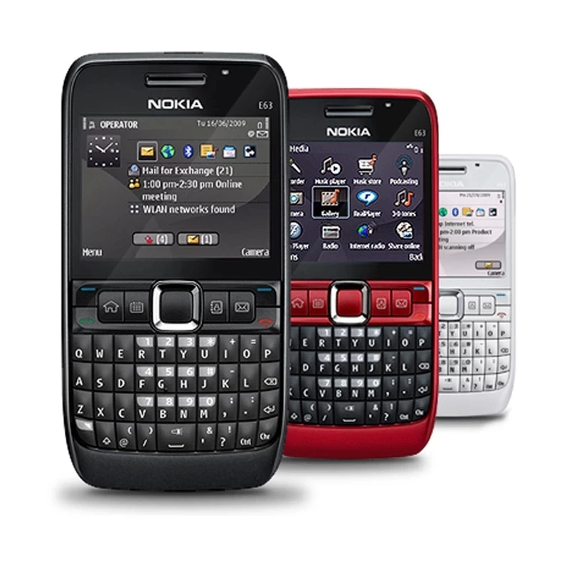 

Free Shipping For Nokia E63 3G Mobile Phone Refurbished Used Phone In Korea & Arabic Russian Keyboard Original Unlocked