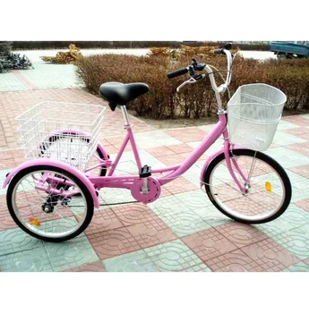 pink adult tricycle