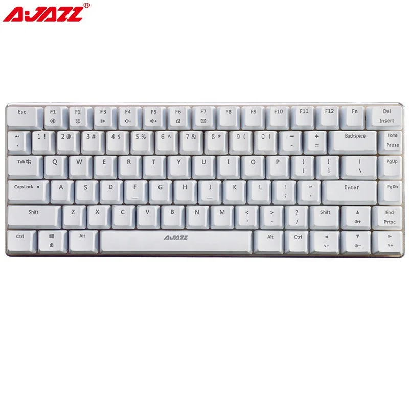 

AJAZZ AK33 Compact 82 Keys Aluminum Portable Computer Mechanical Keyboard for Win Gamer