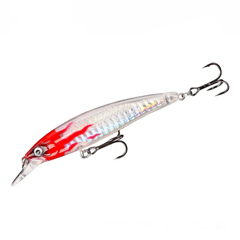 

110mm 13g fishing lures minnow pesca artificial bait sea bass lure floating fish baits DW11, 7colors