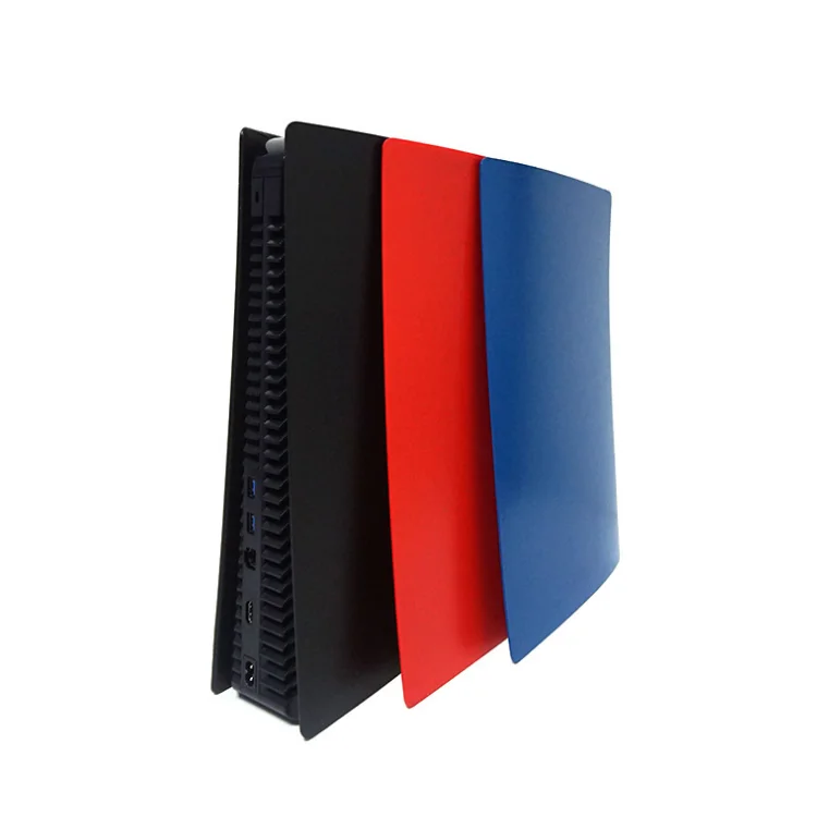 

Three Colour Faceplate Shell for PS5 Game Console Replacement Shell Plate (Black/Red/Blue), Picture