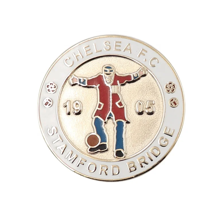 

Round Brooches Enamel lapel Pin for Boys Girls Brooch Lapel Pin Hat/football club Brooch Badge, Custom color