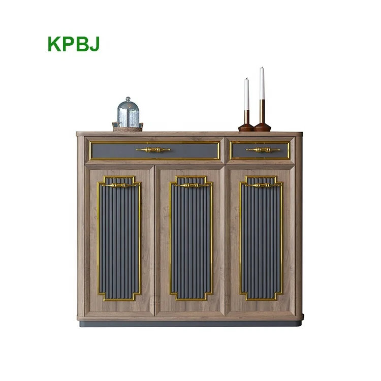 
Customized Multi-function MDF Melamine Shoe Storage Cabinet With Doors 