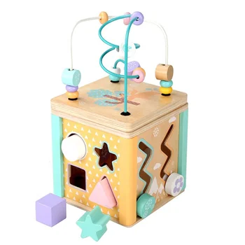 wooden cube toy baby
