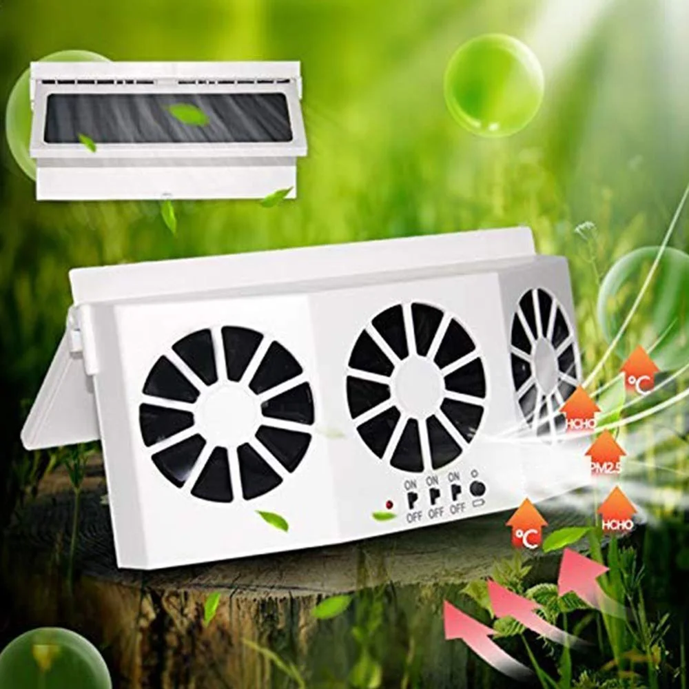 Summer solar powered vehicle exhaust fan car window ventilator auto fan cool ventilation cooling air conditioning Exhaust.jpg