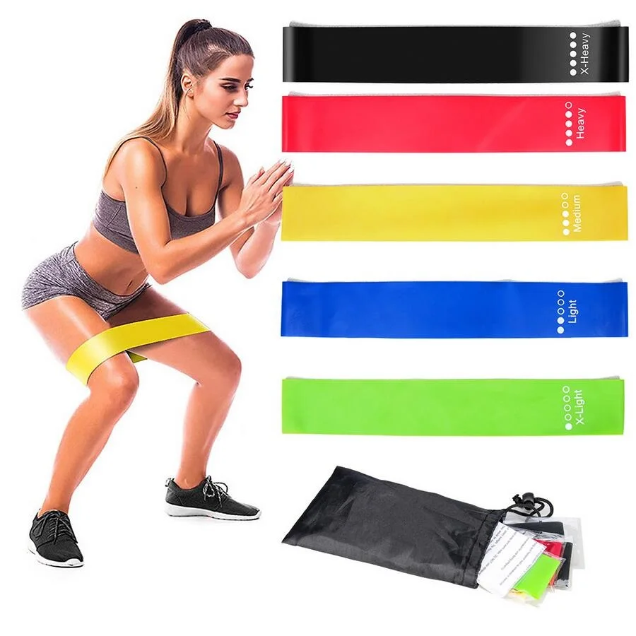 

Natural Latex Yoga Pilates Resistance Loop Bands Resistance Exercise Bands Workout Bands for Arm Legs and Butt Stretching Strap, Customized