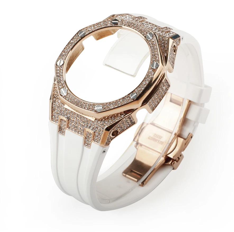 

Compatible with G SHOCK GA-2100 Luxury Diamond case+ rubber strap resin watch band watch replacement