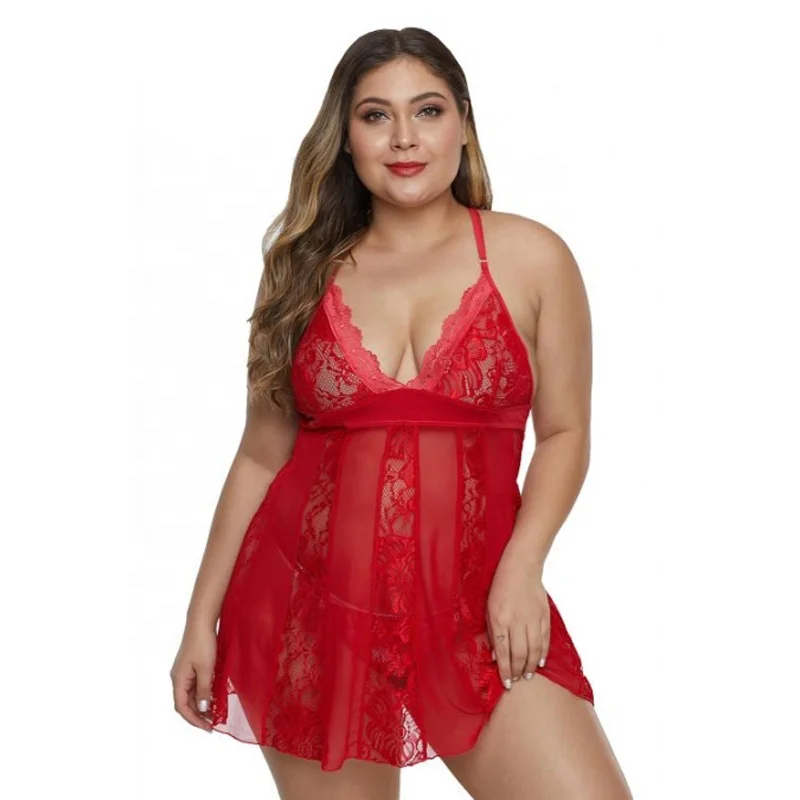2019 New Fashion Hot Sexy Plus Size Lingerie For Fat Women