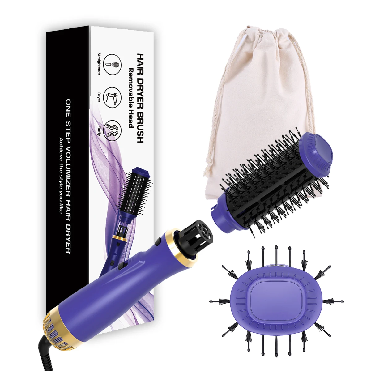 

Hot sale One-Step Hair style tools Dryer brush dropshipping to Canada USA