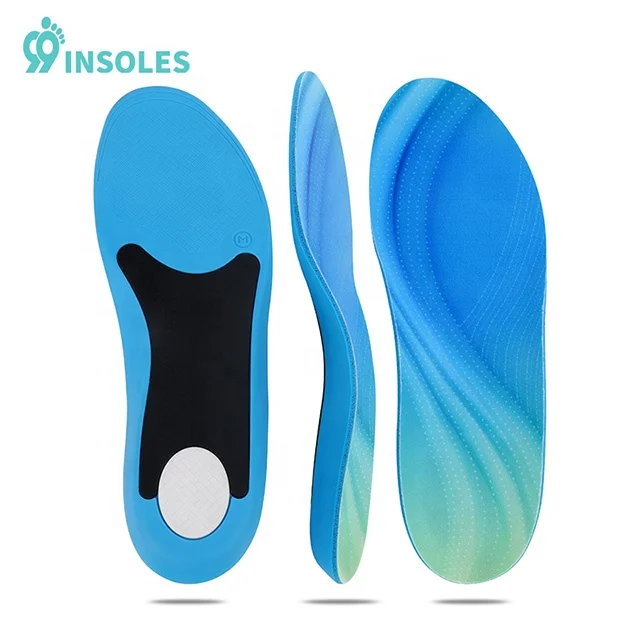 High Arch Support Flat Foot Shoe Pad Custom Pu Orxinlite Cushioning Sports Orthotic Shoe Insole