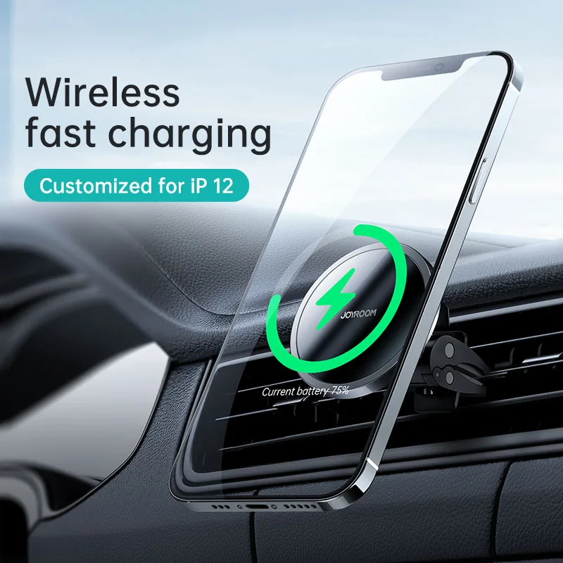

Wireless 360 Rotation Magnetic Car Charger Fast Charging Universal Mobile Phone Holder For Iphone12/13