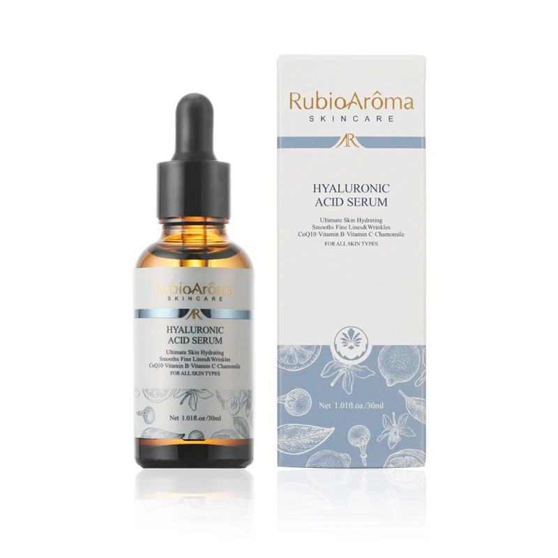 

OEM Private Label Vitamin C Hyaluronic Acid Face Serum Skin Whitening Moisturizing Anti-aging Hyaluronic Acid Facial Serum, Transparent