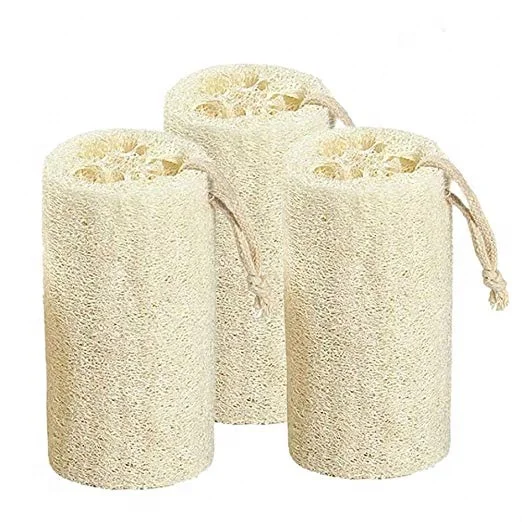 

Hot-sale Bleached White Natural Biodegradable Raw Loofah Shower Luffa Sponge Bath Loofah Sponge