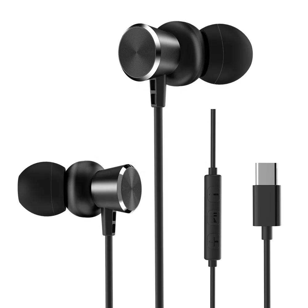 

Popular Great Quality Wired Cable Headphones Usb Type C Earphone & Headset