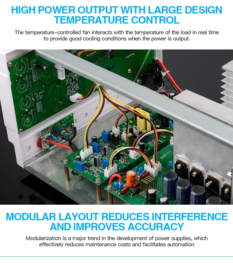 High-power Regulated Dc Power Supply With High Precision And High