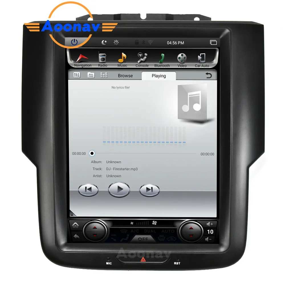 

AOONAV Vertical Big screen Android 9.1 Car GPS multimedia Player For Dodge RAM 1500 2014-2018 Car GPS Navigation radio stereo