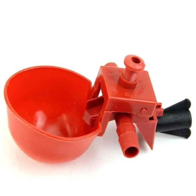 

5Pcs Automatic Bird Coop Feed Poultry Water Drinking Cups Plastic Chicken Fowl Drinker MZL