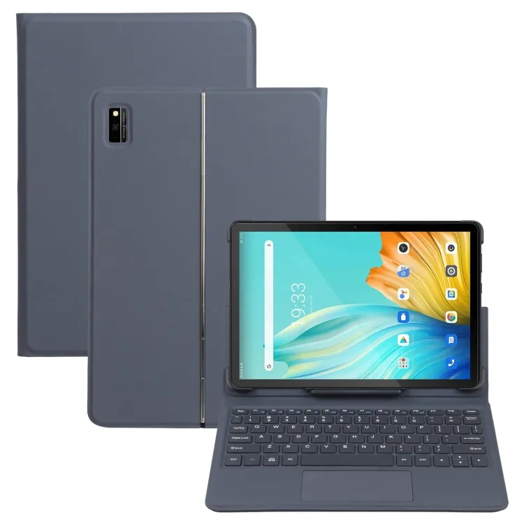 

Hot selling For Blackview Tab 10 WMC1060 Detachable Magnetic Keyboard Leather Tablet Case with Stand, Black
