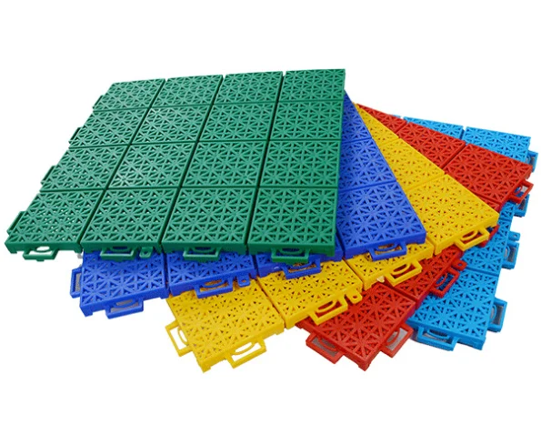 

Hot sale outdoor sports plastic flooring tiles basketball court assembly suspended portable, Red, blue, yellow,green,customized