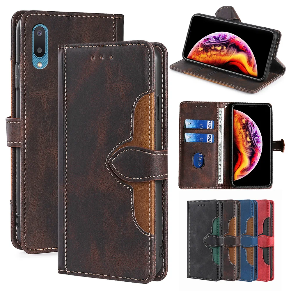 

Phone Case for Samsung A02 A01 A02S A70E Leather Cover,Wallet Mobile Case for Samsung A10 A11 A12 A20 A21 A30 A31 Phone Cover, 4 colors for your choose