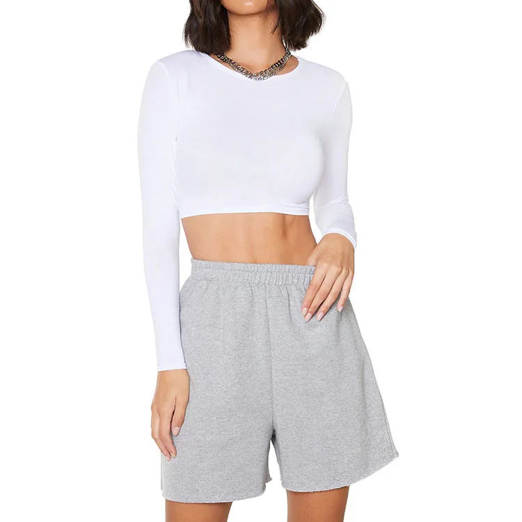 

Wholesale custom cotton sweat shorts women
