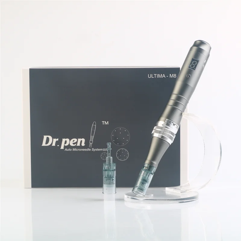 

Digital 6 levels derma pen professional wireless dr pen m8 with special needle cartridges for derma pen.