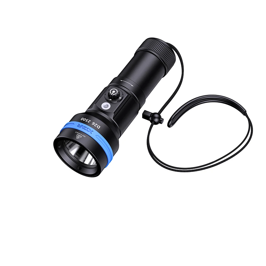 

XTAR Original D26 2500 underwater 100m diving torch 2500lm scuba torch light waterproof flashlight for deep diving