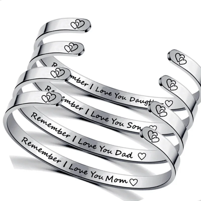 

Top Selling Titanium Stainless Steel C Shaped Bracelet Bangle For Women Wholesale Holiday Gift Wholesale, Gold