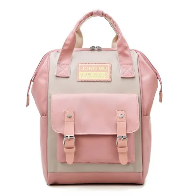 

Wholesale fashion waterproof oxford pink baby diaper bag baby bag diaper backpack, Pink/ black/ blue/green