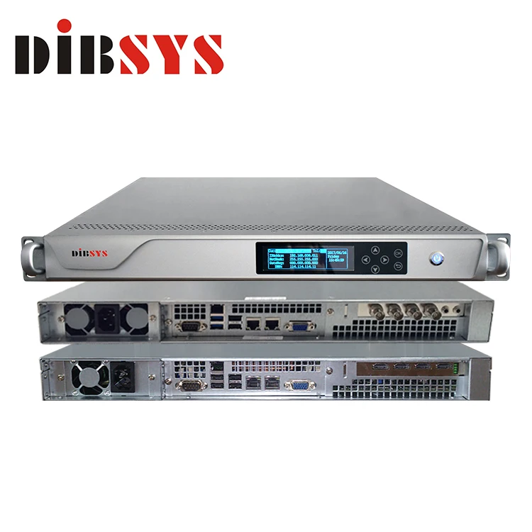 

8*HD-SDI input to 2 Gig Ethernet Ports real time h.264 encoder for live broadcast deal with H.265 HEVC