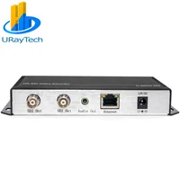 

URay HD 3G SDI Decoder IP Streaming To HD-SDI Video Audio Decoder H.265 H.264 HTTP RTSP RTMP UDP HLS To SDI Converter