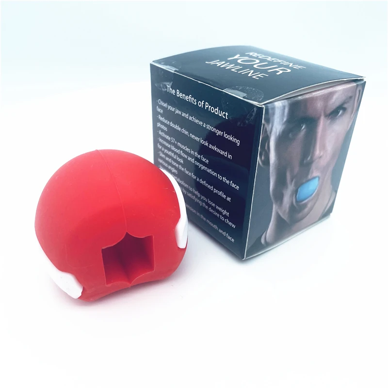 

Tmj exercises muscle release strengthener jawline jaw exerciser, Red, blue and black or custom