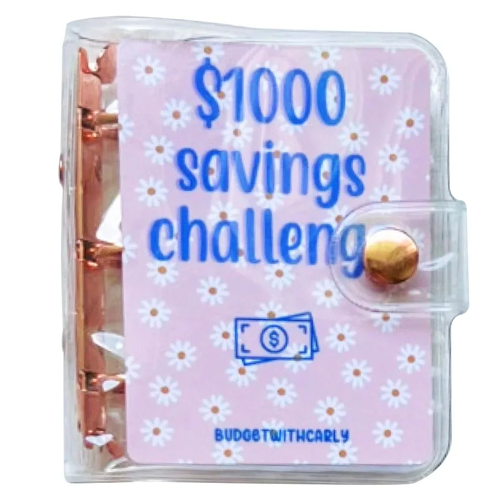 

Easy Mini Cash Budget $1000 or Less Savings Challenge Planner envelope savings challengemoney saving challenge book