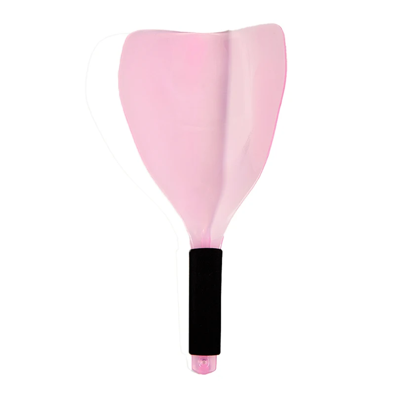 

New styles salon hairdressing handle face sheild plastic duster proof facial cover for salon, Customized color