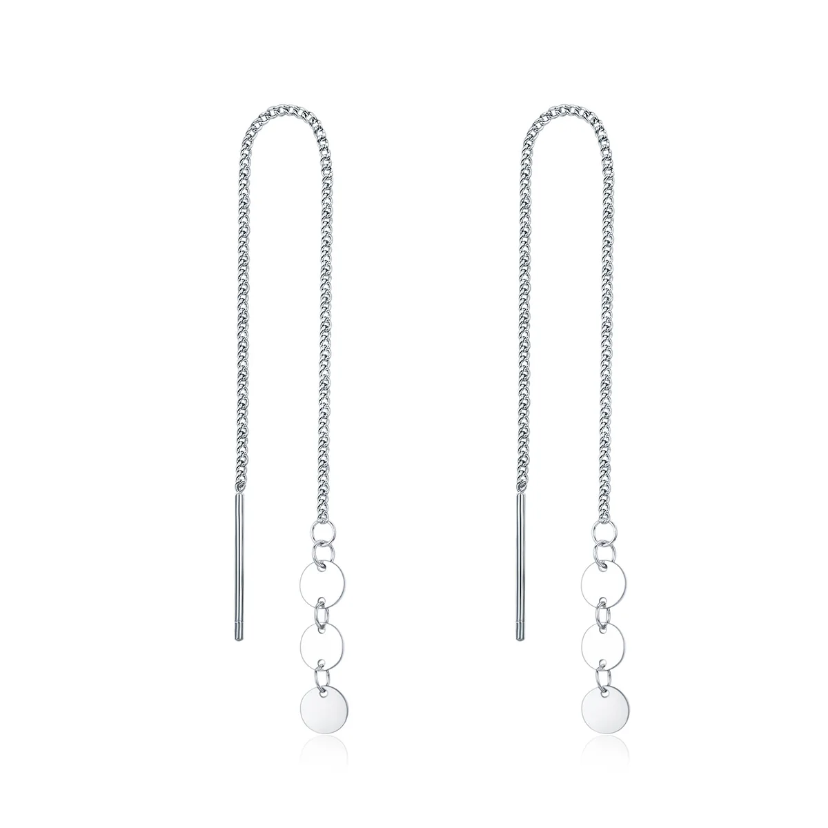 

Round sequins wire 925 sterling silver earring findings wholesale