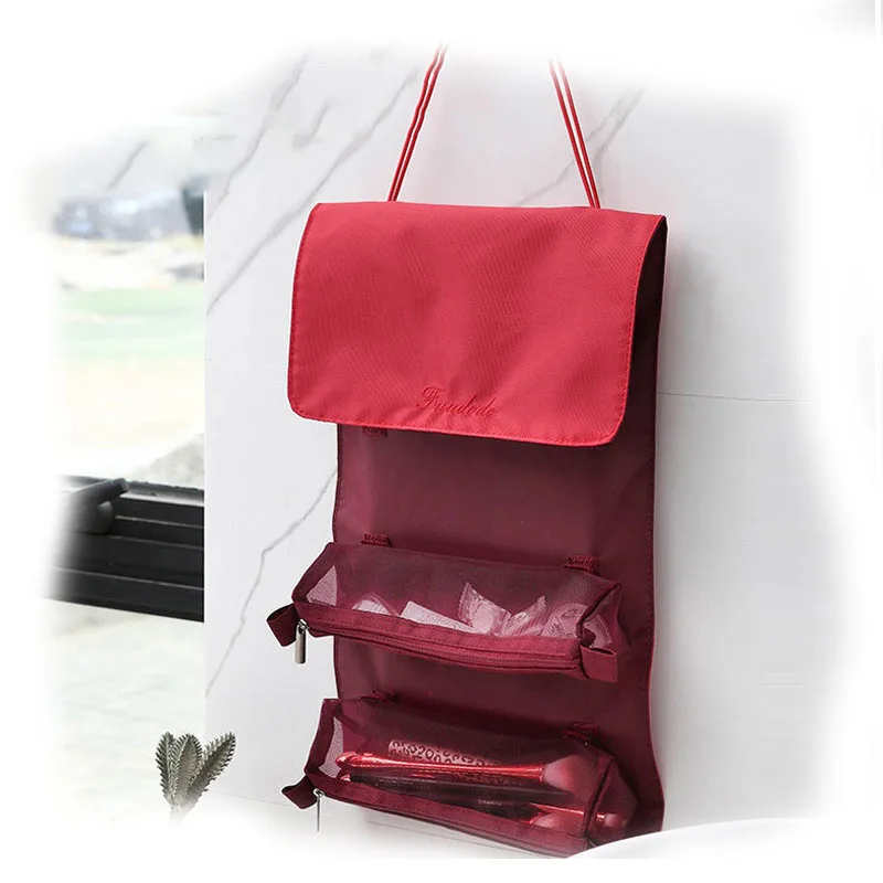 

Luxury Removable Custom Logo Cosmetic Makeup Bag Pouch Cosmetic Case Set Cosmetics Storage Organizer Private Label Custom Logo