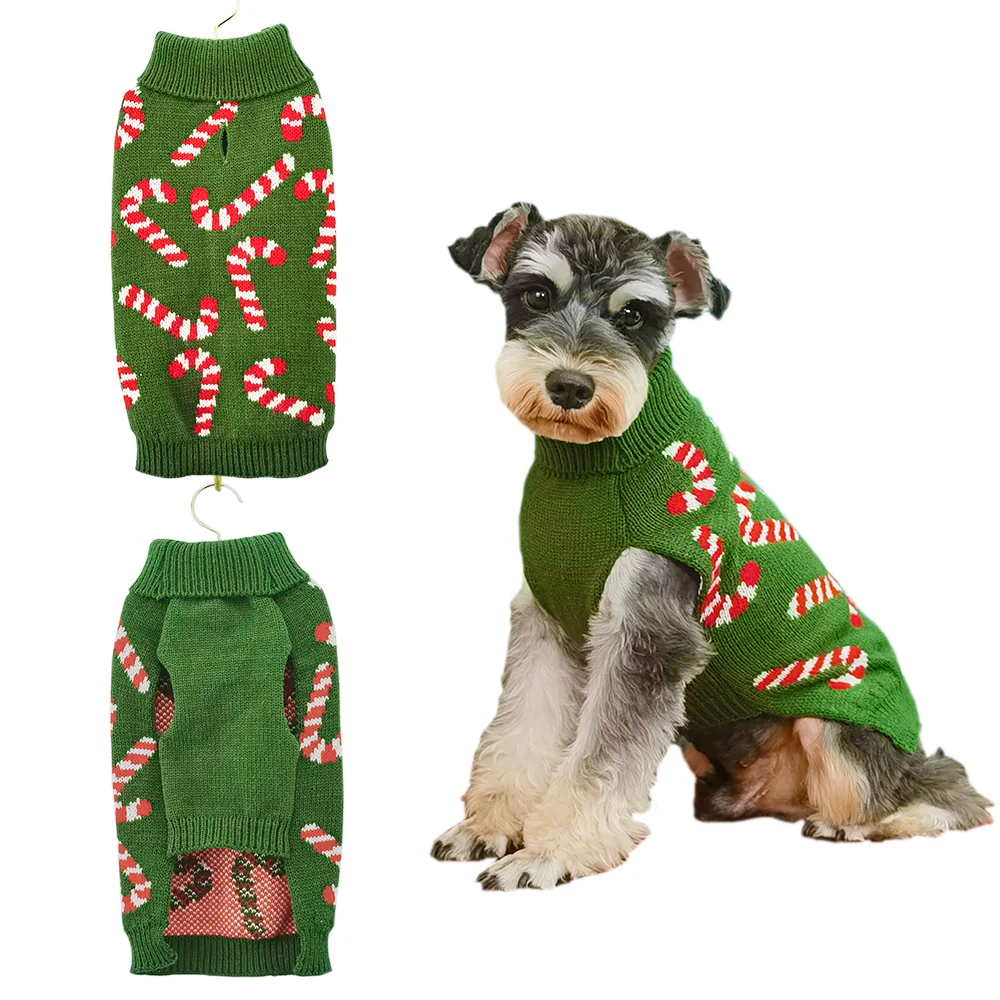 

Factory wholesale Autumn and Winter christmas dog sweater knit dog sweater puppy sweater christmas pet clothes