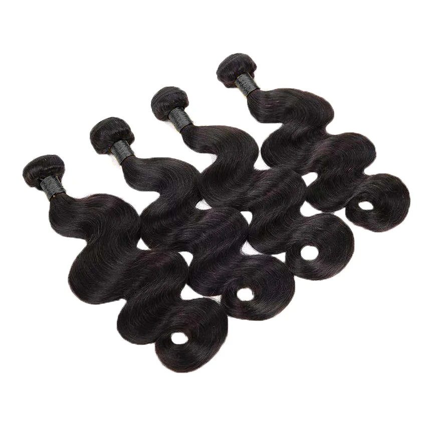 

2021 hot selling Indian Human Hair virgin cuticle aligned hair 10A Grade Natural Color Body Wave Human Hair Bundles