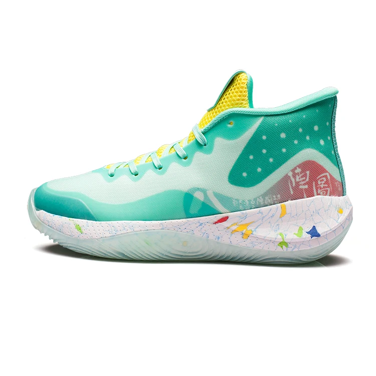 

2021air cushioned men's running shoes cool air run basketball shoes basketball shoes, Light cyan