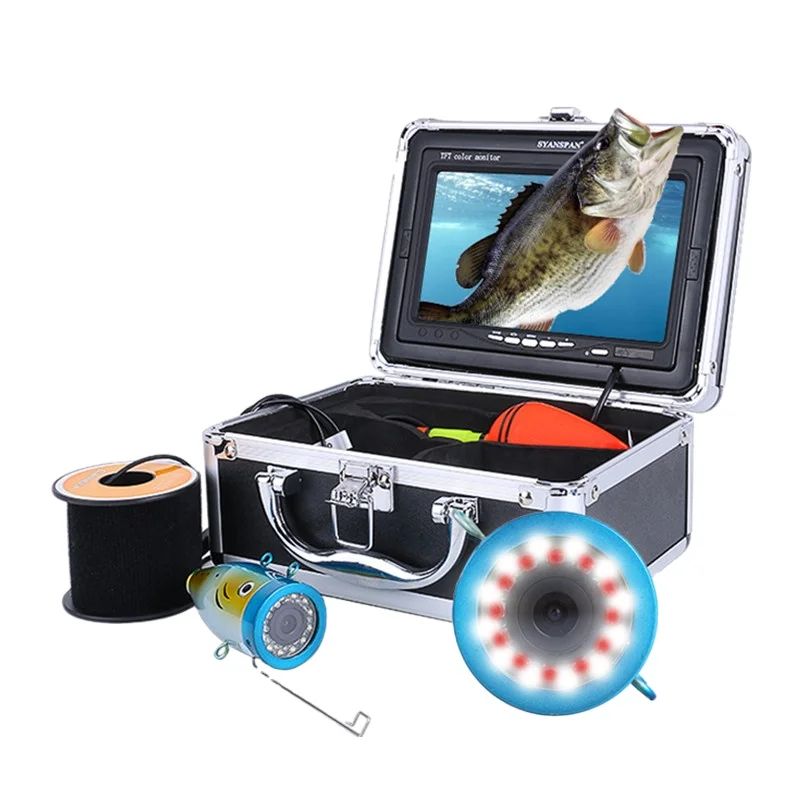 

New Arrival 15M 9" Dual Lens 4500mAh HD 1000TVL Infrared Ice Fishing Underwater Fish Finder Video Camera