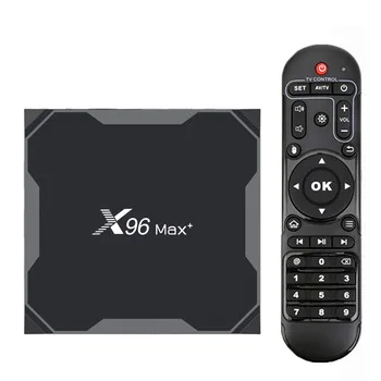 

X96Max Plus New Android TV Box 9.0 S905X3 Quad Core BT 4.0 2.4G&5G Dual WiFi 4gb ram 32gb/64gb rom tv box x96 plus