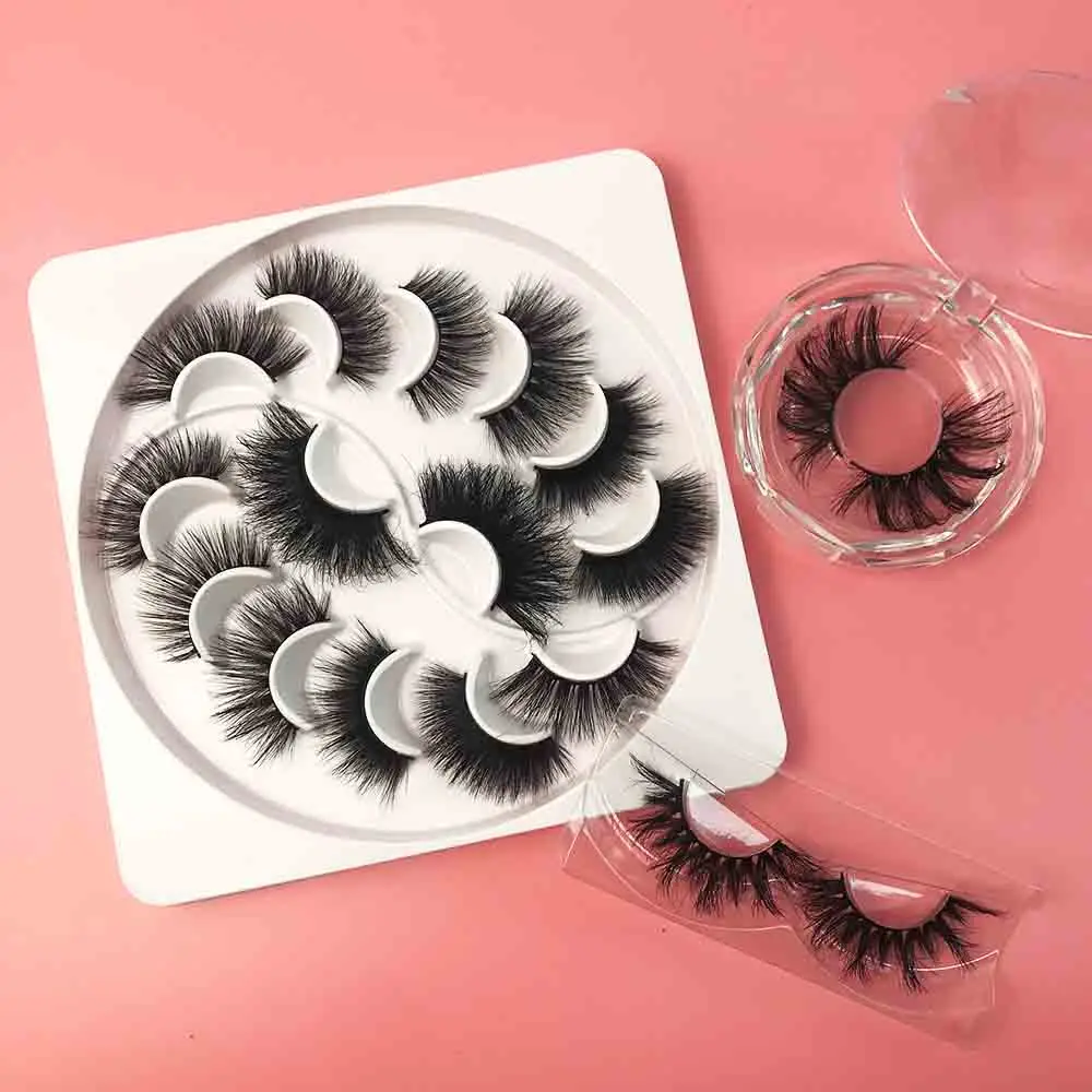 

2021 New Arrivals 18MM Mink Lashes Private Label Mink Lashes Luxury 3D Mink Lashes With Customizable Packing Box, Black