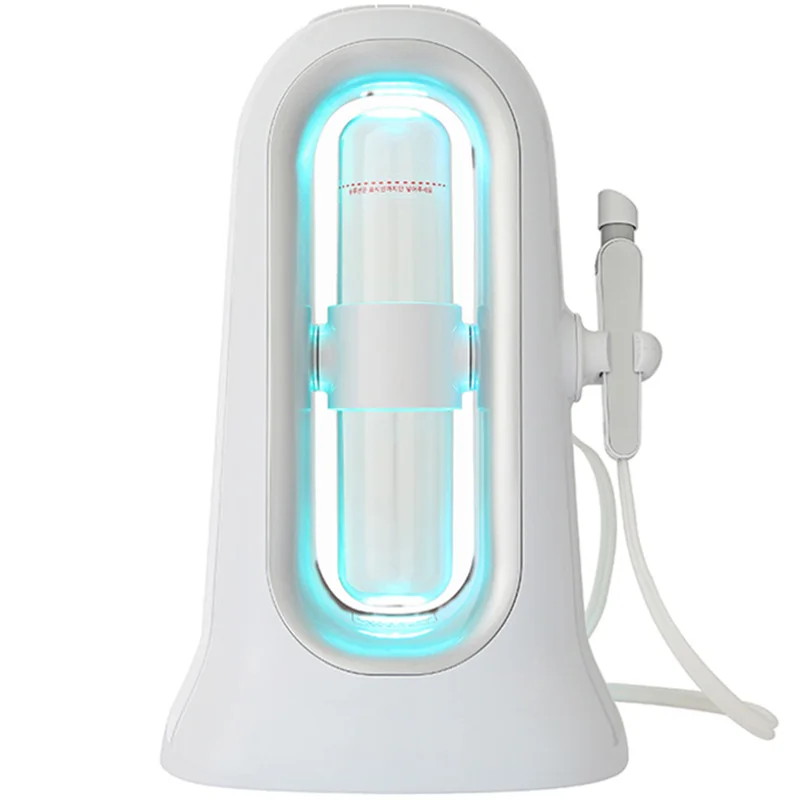 

Korea Hydrodermabrasio Aqua Peel Facial Beauty Machine with 6 Colors Phototherapy Light, White