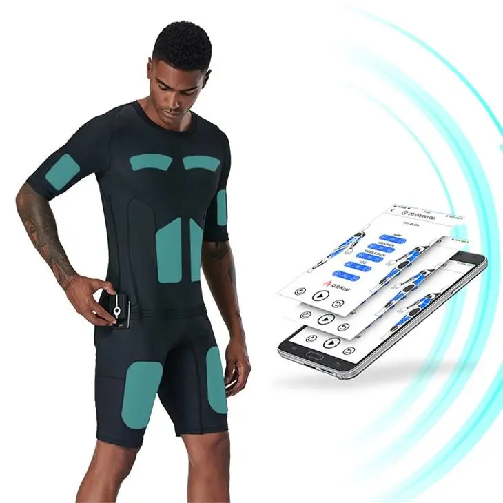 

ems fitness workout suit electrical muscle stimulation wireless home training suit